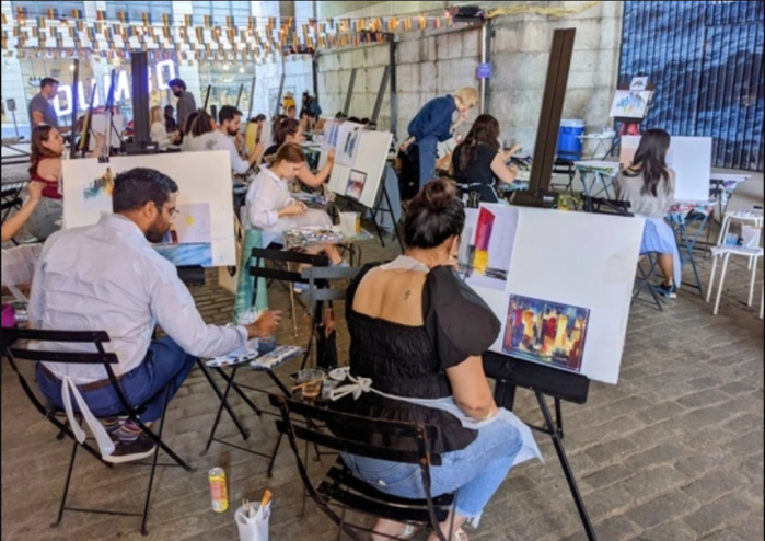 Join abstract artist April Hannah as we